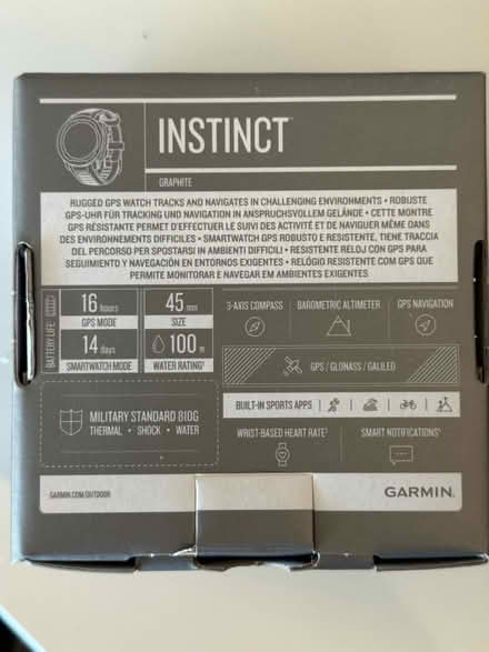 Photo of free Garmin Instinct 1.0 GPS watch (Southwest Waterfront) #3