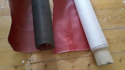 Photo of free Red Vinyl Material/Covering (Plumstead Common SE18) #1