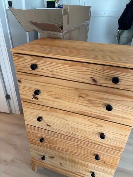 Photo of free IKEA dresser — stained wood (Hill East) #2