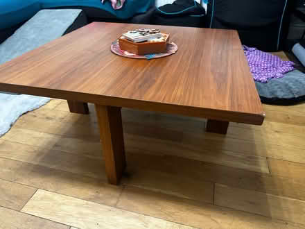 Photo of free Wood coffee table (Bromley) #1