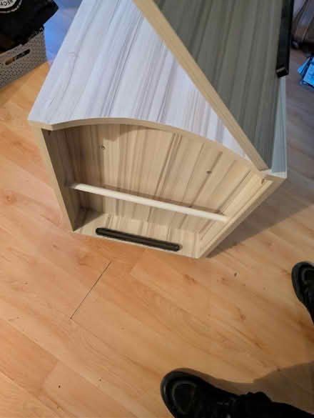 Photo of free Small laptop bedside table (Stonehouse) #1