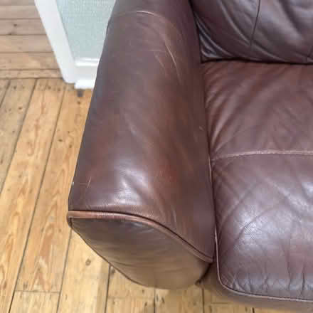 Photo of free Two seater leather sofa (CH64) #4