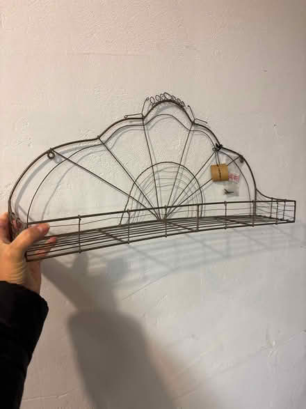 Photo of free Small metal shelf (Wayland (near Claypit Hill)) #1