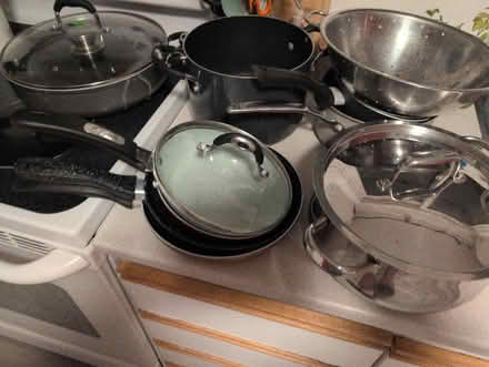 Photo of free Pots and pans stainless steel (Carling) #1