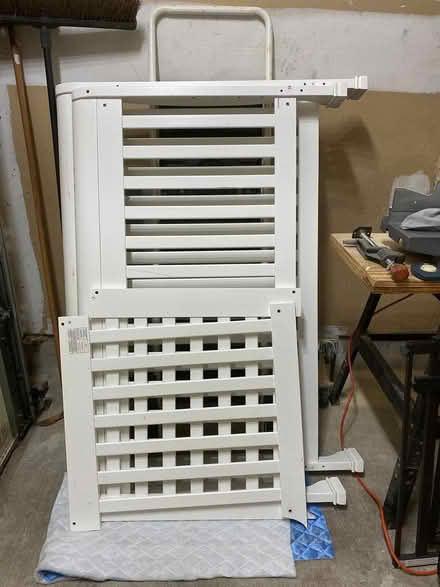 Photo of free White crib (Odenton) #2