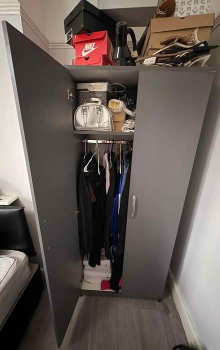 Photo of free Grey wardrobe (CR0 Croydon) #2