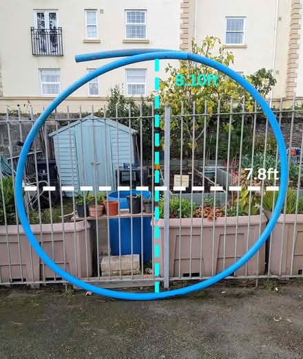 Photo of free Large Blue Plastic Piping (PL4 Greenbank.) #2