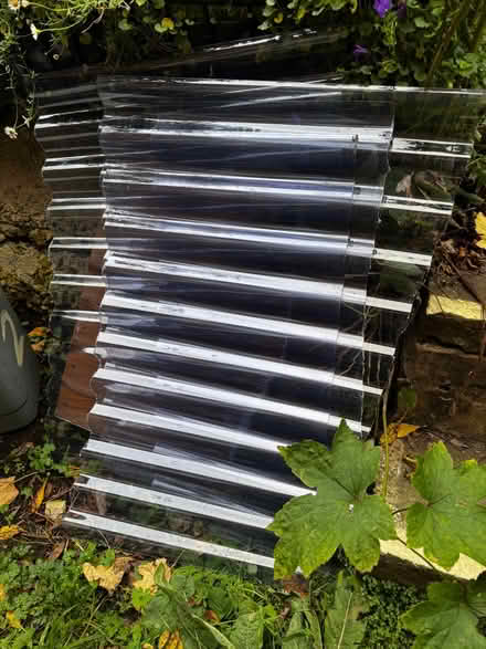 Photo of free Off cuts of Corrugated roofing PVC (Humphrey's End GL6) #1