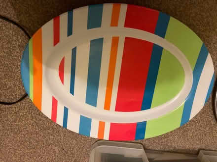 Photo of free 3x stripy plates (Oakridge RG21) #1