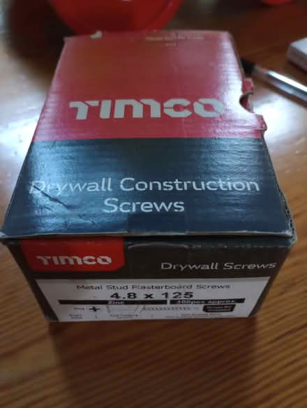 Photo of free Drywall screws, 125mm, full box of 100 (Headingley LS6) #1