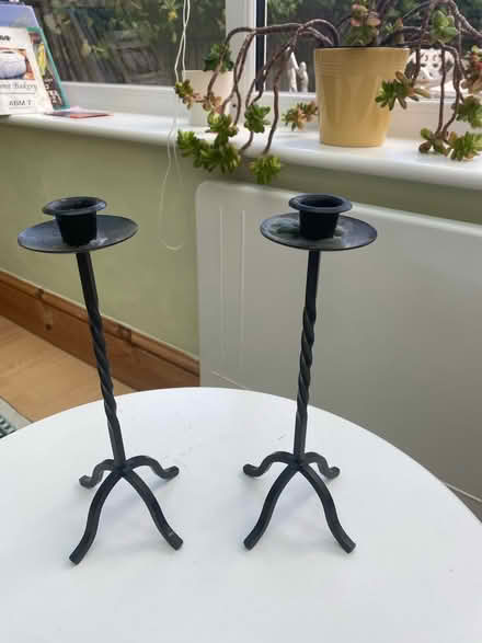 Photo of free Metal Candles stick holders (Peterborough Broadway) #2