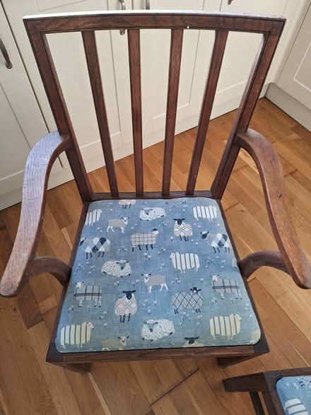 Photo of free 2 x wooden chairs sheep design (St Austell) #2