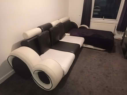 Photo of free L shape leather sofa (Knighton LD7) #1