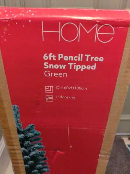 Photo of free Artificial 6ft Christmas snowy tree (North Laine BN1) #2