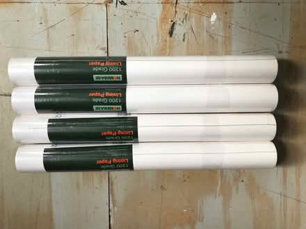Photo of free Lining paper 4 x white rolls (Stoke Newington N16) #1