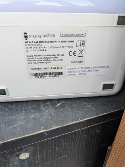 Photo of free Karaoke machine (Woodley RG5) #3