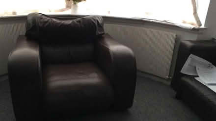 Photo of free 3 seater real and 1 arm chair (IG3) #2