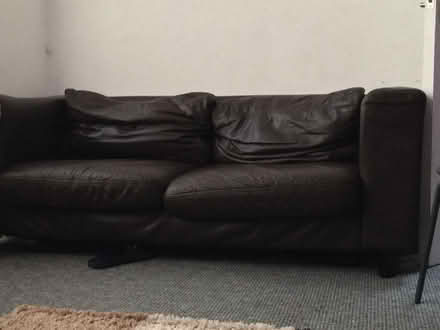 Photo of free 3 seater real and 1 arm chair (IG3) #1