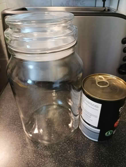 Photo of free Large glass jar with lid (South reading RG2) #1
