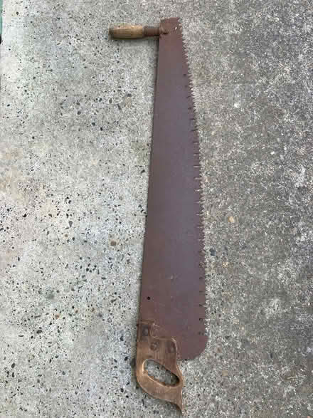 Photo of free Two person wood saw. Vintage (Kingsdown near Deal ct14 8er) #1