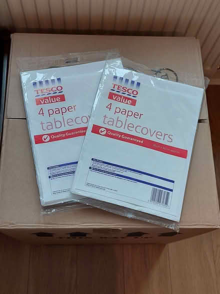 Photo of free Paper tablecloths (Hampsthwaite HG3) #1