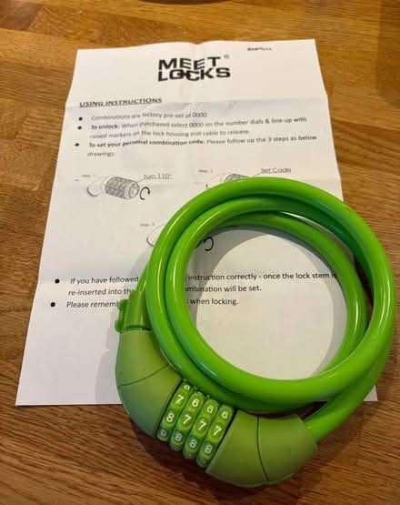 Photo of free Kids Bike Lock (Comeytrowe District Ward TA1) #1