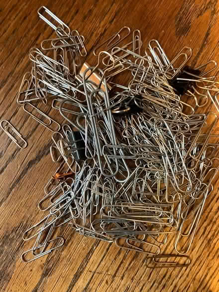 Photo of free Assorted paperclips (Newport Pagnell MK16) #1