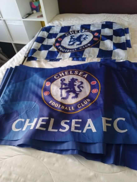 Photo of free 15 Chelsea FC football flags (Ruislip HA4) #2