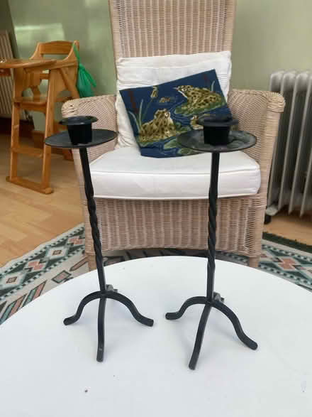 Photo of free Metal Candles stick holders (Peterborough Broadway) #1