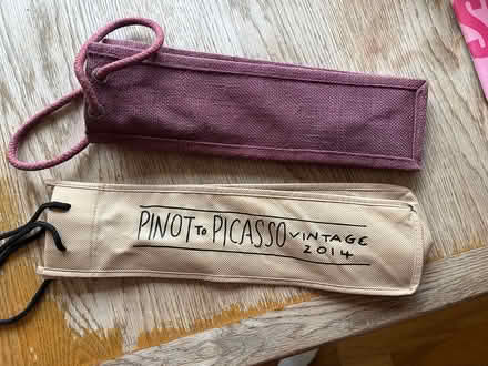 Photo of free Two burlap wine bottle gift bags (SW4 Clapham) #1