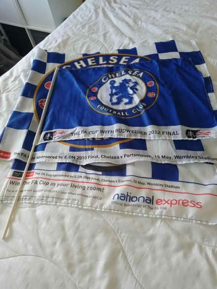 Photo of free 15 Chelsea FC football flags (Ruislip HA4) #1
