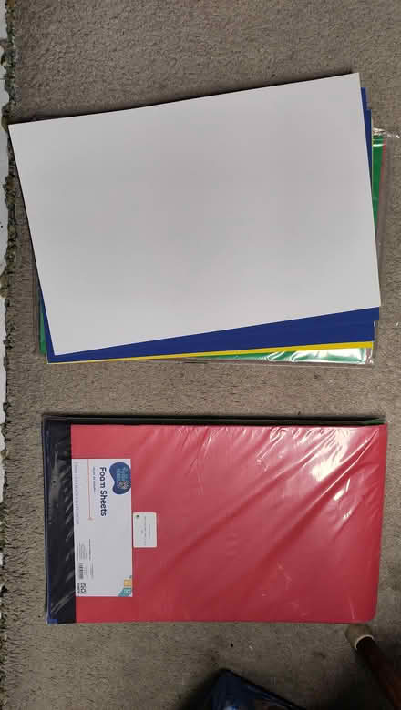 Photo of free Multicolor 12 x 18 inch Foam sheets (Severn, MD) #1