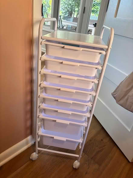 Photo of free Rolling Cart with Drawers (Colonial village dc) #1