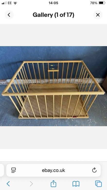 Photo of Foldable wooden playpen (Presteigne LD8) #1