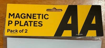 Photo of free X2 Magnetic P Plates (New Southgate, N11) #2