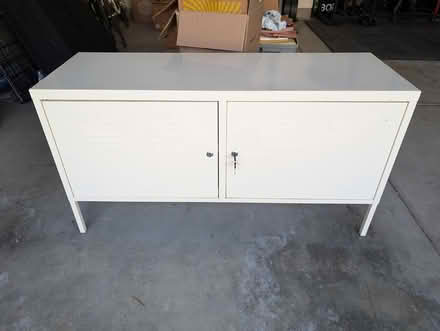 Photo of free Ikea metal foot locker (Terra Vista Way and Pierce Ave) #1