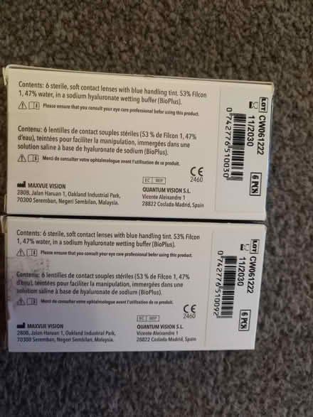 Photo of free Contact lenses (Mottingham) #3