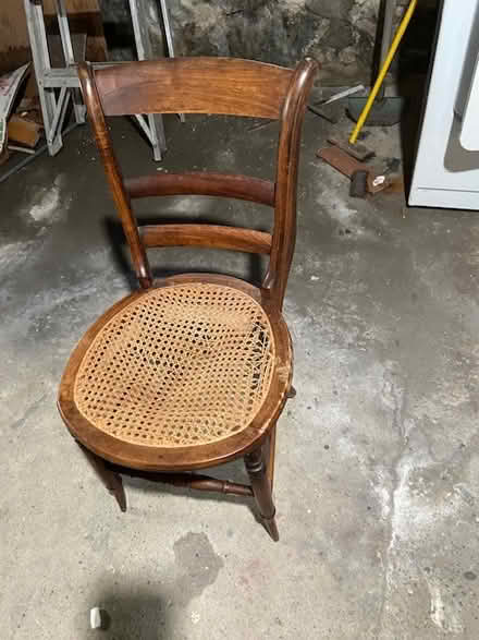 Photo of free Caned chair (west medford) #1