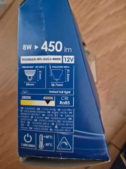 Photo of free Megaman LED dimmable ac/dc 12V (Friern Barnet N11) #3