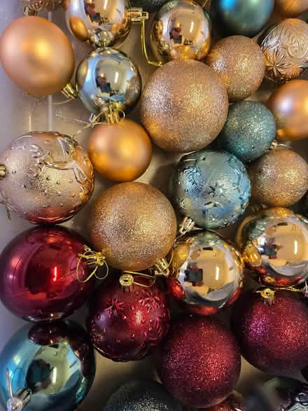 Photo of free Christmas tree ornaments (Clark and Elliott Rd) #3