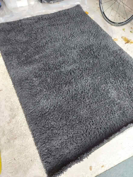 Photo of free Large Black IKEA Rug (Morley Green SK9) #1