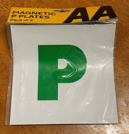 Photo of free X2 Magnetic P Plates (New Southgate, N11) #1