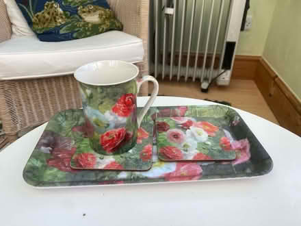 Photo of free Tray with a mug and two coasters (Peterborough Broadway PE1) #1