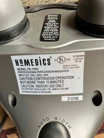 Photo of free 2 electric massagers (south sunnyvale) #4