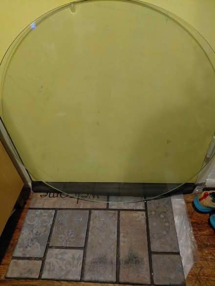Photo of free 36" glass tabletop (Lower Washington Heights) #1
