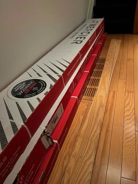 Photo of free Hardwood flooring about 20 sq ft (Gerrard/ Broadview area) #1