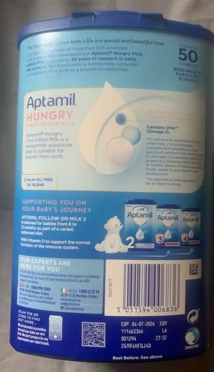 Photo of free Aptamil Baby Formula (Layton FY3) #3