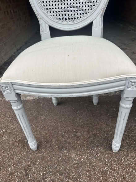 Photo of free A pair of pretty, distressed, bedroom chairs (Marden TN12) #4