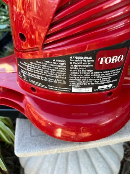 Photo of free Toro ultra Leaf Blower (West Berkeley) #3
