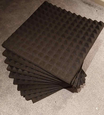 Photo of free Foam acoustic tiles black X10 50cmx50cm (North Chailey BN8) #1